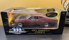 ERTL American Muscle 1971 Torino Cobra Red 1:18 Scale Diecast Model Car picture