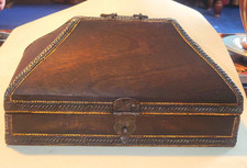 Antique Nettoor Petti Malabar Box Kerala India Wooden Jewelry Chest 19th C picture