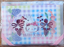 Vintage 2001 Hello Kitty Fruit Gingham Mini Letter Set NEW Sanrio Japan Rare picture