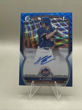 2023 Bowman Draft - Chrome 1st Auto AJ Ewing #CDA-AE Blue Wave Refractor /150 picture