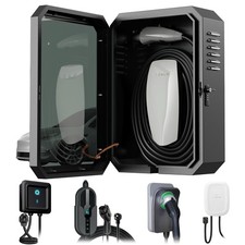 YONZEE Wall-Mounted EV Charger Protection Box_Weatherproof_22x15x7 picture