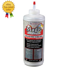 Magic Crack Filler 2.5LB Concrete Slab Gray, for Filling in Concrete Cracks on D picture