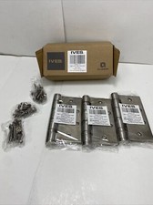 3 Pack ives allegion hinge .372 full mortise ball bearing hinge 4.5'' x 4.5'' picture