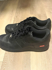 Nike Air Force 1 Men’s Low Top Lace Up Sneakers Black Supreme picture