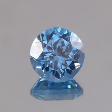 AAA 8x8 MM Natural Flawless Brazilian Aquamarine Loose Round Gemstone Cut picture