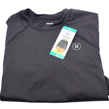 Hurley Women's UPF 50+ Long Sleeve Rashguard Black XL - NEW picture