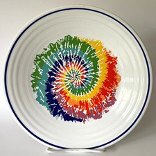 Fiesta Tied & Dyed Luncheon Plate 9