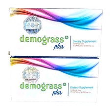 2 Pack  DEMOGRASS PLUS 100% AUTHENTIC & NATURAL WEIGHT LOSS 60 CAPS picture