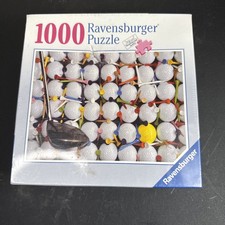 Ravensburger Puzzle Singled Out 1000 Pieces Golf And Balls New And Sealed picture