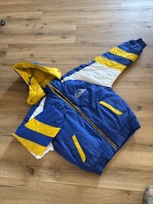 VTG 90s Pro Player Saint Louis Rams NFL Puffer Jacket Made In USA Sz Small picture