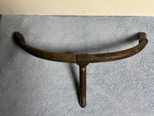 Antique 1890's Circa Bicycle Wooden Adjustable Handlebars with Neck / One Grip picture