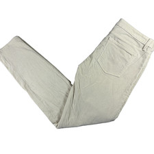 Banana Republic Womens Beige Corduroy Pants 29L Slim Fit Y2K 90s Vintage Neutral picture