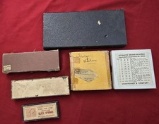 Watchmaker's Estate Vintage Antique Grouping of Watch Parts in Original Boxes picture