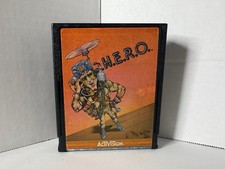 H.E.R.O. Atari 2600 Hero Activision Video Game Cartridge 1984-Tested SHIPS FREE picture
