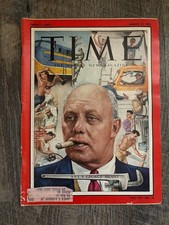 1955 MARCH 21 TIME MAGAZINE - A.F.L.'S GEORGE MEANY picture