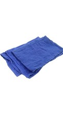 Bulk 10 lb Recycled Blue Shop Towels Surgical Huck Rags Lint Free cotton  picture