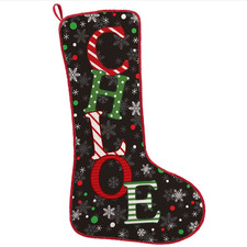 Personalized Christmas Stocking Light Big Name Custom Family Xmas Holiday Decor picture