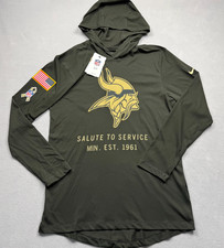 Nike Men's Medium Minnesota Vikings 2025 Salute To Service Lightweight Hoodie picture