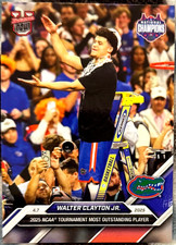 2024-25 Bowman U NOW # 109 Walter Clayton Jr Most Outstanding Player Rookie RC picture