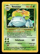 Pokemon TCG Base Set 2 #018/130 Venusaur DMG (Crease) picture