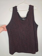 Vintage Y2K 90s Jump Apparel Glitter Slinky Tank Large picture