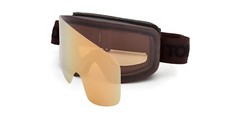 NEW Tom Ford Ski Googles Interchangeable Mirrored-Lenses Logo-Band Coffee Brown picture