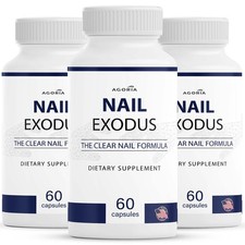 (3 Pack) Nail Exodus Capsules for Healthier Nails - Extreme Clear Nail Formula picture