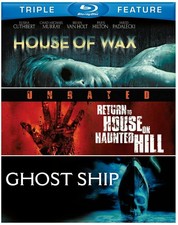 House of Wax / Return to House On Haunted Hill / Ghost Ship Blu-ray NEW picture
