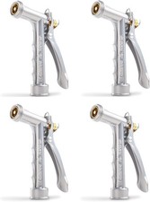 New Gilmour Solid Metal Hose Spray Nozzle with Threaded Front 573TF, 4 Pack picture