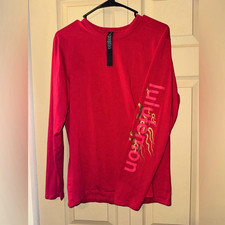 Lululemon Lunar New Year Fundamental Long Sleeve (dark red) Year of the Dragon S picture