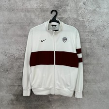 ARSENAL 2009 2010 TRAINING FOOTBALL TRACK JACKET NIKE GUNNERS JERSEY SIZE L picture