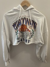 Vintage Divided Women’s Medium Sweat Shirt Chopped Halter  picture