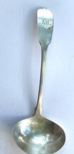 CARDEN TERRY  JANE WILLIAMS  Sterling Silver Georgian 1819 Sauce/Gravy ladle picture