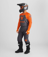 NEW MX-26 Thor Ridemode Menace Motocross Gear Set - Jersey & Pant- Charcoal picture
