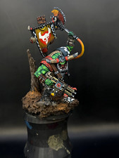 Games Workshop Ork Armageddon Warboss Painted Miniature picture