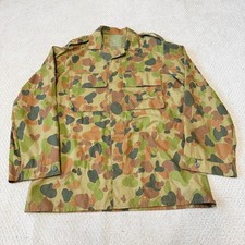 Vintage 1989 Australian Army Camo Combat Shirt DPCU Print Size 107L Large picture