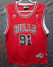 Adidas Chicago Bulls Dennis Rodman 91 NBA Hardwood Classics Jersey XXL picture