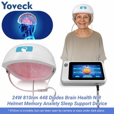 24W 810nm Red Infrared Therapy Helmet for Parkinson Alzheimer Stroke 448 Diodes picture