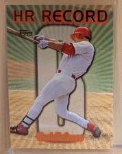 Mark McGwire 1999 Topps #220 Home Run Record HR 6 Variation HISTORIC SEASON picture