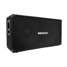 Seismic Audio 2x15 Bass Guitar Speaker Cabinet 8 Ohm 1200 Watts picture