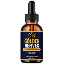 Golden Nerves Drops Advanced Nerve Health Max Support GoldenNerves 30 Servings picture