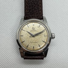 Vintage Omega Seamaster Automatic 32mm Patina Dial Mens Watch 2828 picture