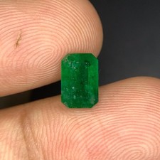 1.05 Carat Natural Emerald Octagon Cut 7x5 MM Loose Gemstone For Jewelry picture