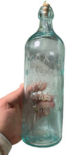 Antique Blob Top Moxie Nerve Food LOWELL Massachusetts MA Embossed Soda Bottle picture