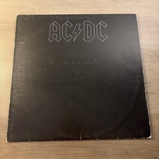 AC/DC LP Back In Black Atlantic SD 16018 Original VTG 1980  NO BARCODE ACDC picture