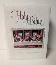Vintage Holy Bible The Last Supper Edition King James Version Family Edition  picture