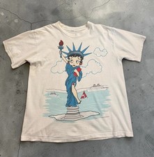 Remake VTG Betty Boop Statue Of Liberty New York City T-Shirt PA11767 picture