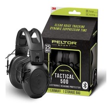 3M Peltor Sport Tactical 500 Bluetooth Electronic Hearing Protector Earmuffs New picture
