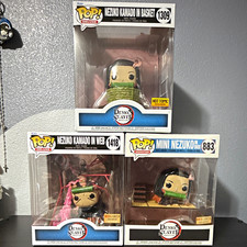 Funko Pop Demon Slayer Vinyl Lot (3) Nezuko #883 #1309 Hot Topic #1418 picture