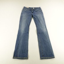 Loomstate Jeans Mens 30 Blue Denim Slim Bootcut Faded Organic Cotton Made In USA picture